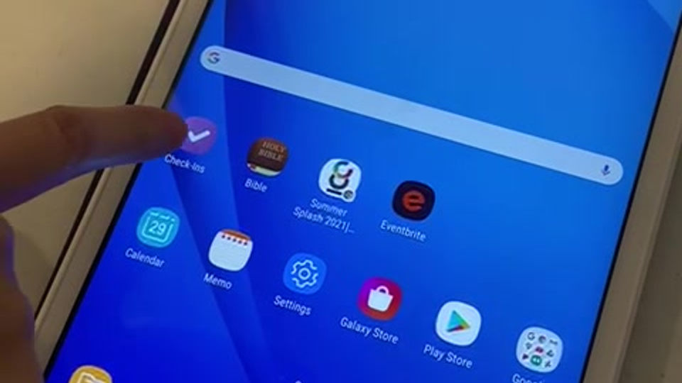 Check-In Tablet Setup